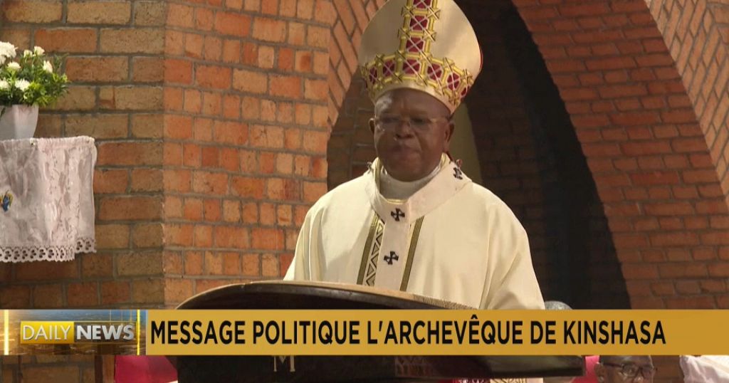 DRC : Message de Noël engagé de l'archevêque de Kinshasa