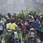 Des manifestants à Kinshasa contre le Rwanda